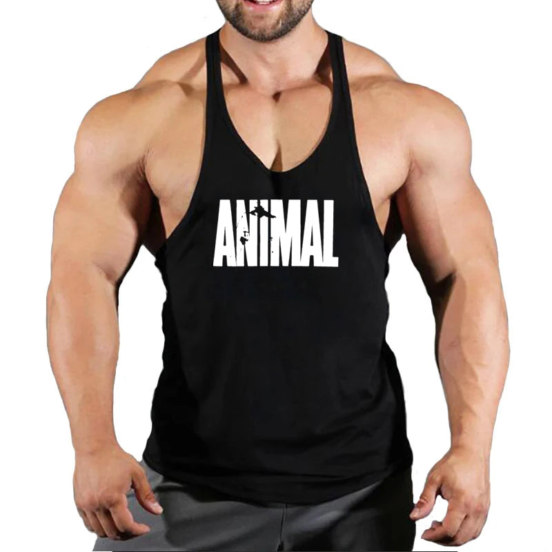 Brand Animal Gym Tank Top Men Fitness Clothing Men’s Bodybuilding Tank Tops Summer Gym Clothing for Male Sleeveless Vest Shirt