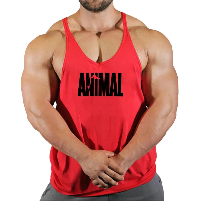 Brand Animal Gym Tank Top Men Fitness Clothing Men’s Bodybuilding Tank Tops Summer Gym Clothing for Male Sleeveless Vest Shirt