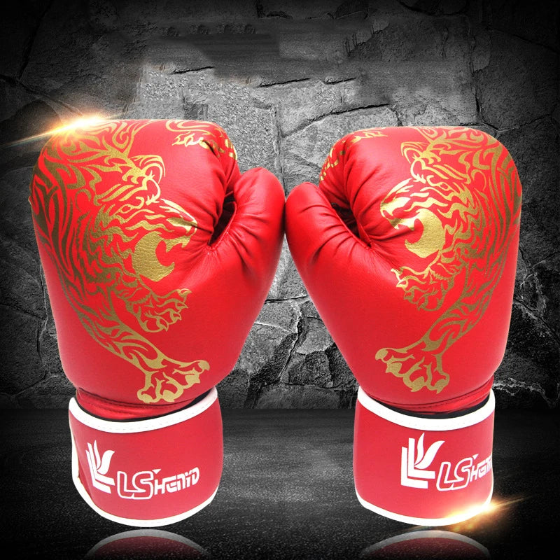 Thickened Adult Boxing Gloves Sanda Professional Competition Muay for Training Sandbag Fighting Taekwondo