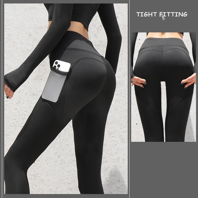 Gym Sport Nahtlose Leggings Mit Taschen Push-Up Hohe Taille Hosen Frauen Fitness Läuft Yoga Hosen Gym Sport Nahtlose Leggings