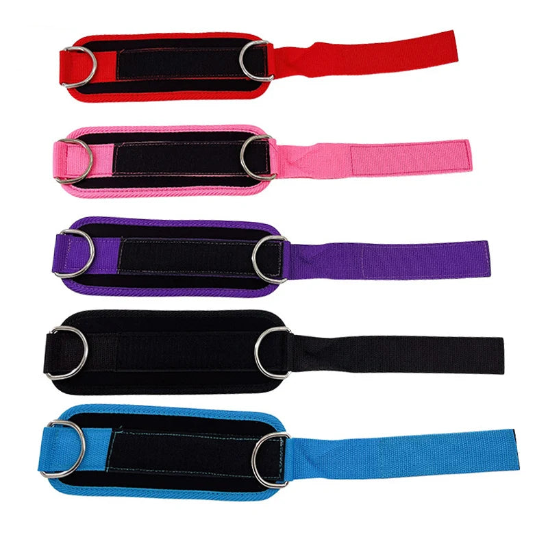 Ankle Straps Resistance Band Elastic Exercise Leg Strength Yoga Pilates Auxiliary Pull Rope Gym Fitness Equipment Sport Women