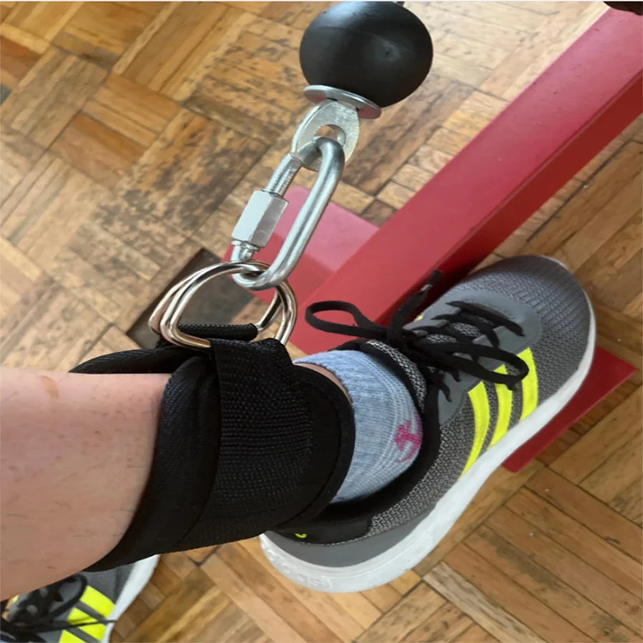 Ankle Straps Resistance Band Elastic Exercise Leg Strength Yoga Pilates Auxiliary Pull Rope Gym Fitness Equipment Sport Women